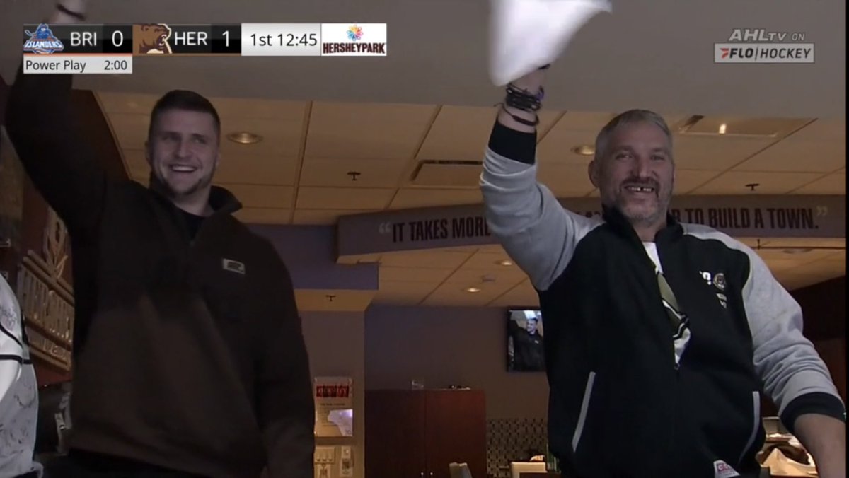 Holy smokes, Alex Ovechkin and Aliaksei Protas are in the house!