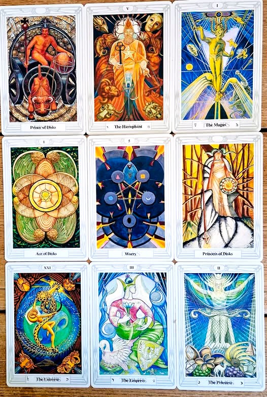 Happy Worry, brothers and sisters! What a decanate! What resources! 93s

#now #ミエナイチカラ #93
#Taurus #INTENSE #thothtarot
#アンジュリク #GEBURAH