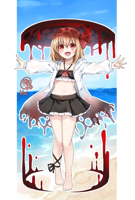 #なんの脈絡もなく水着イラストを再掲して最近フォローしてくれたフォロワーを怖がらせましょう