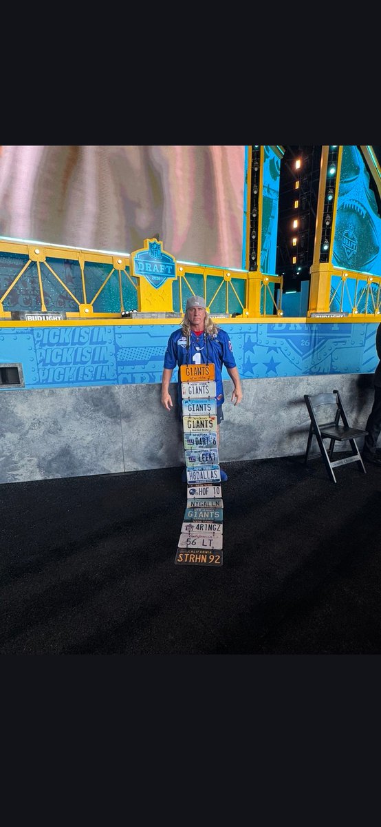 LicensePlateGuy's tweet image. NFL DRAFT
LET'S GO GIANTS
#nyg #bigblue