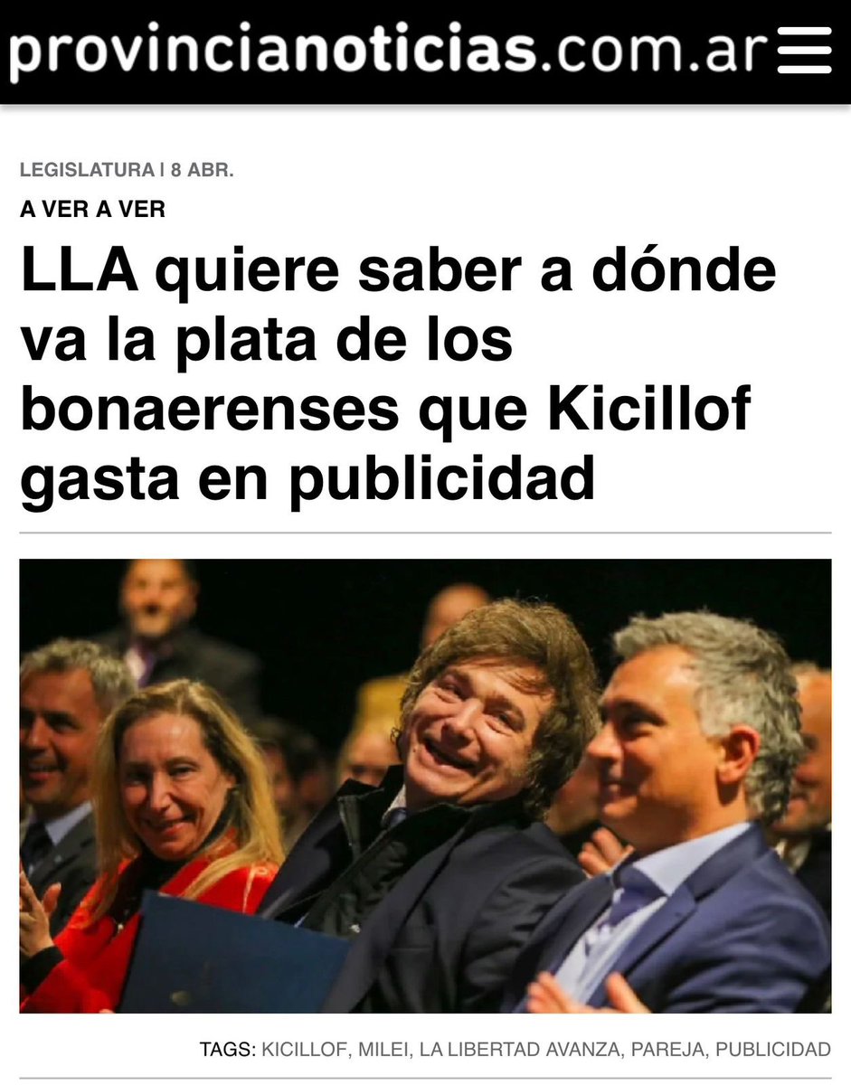 La Libertad Avanza - PBA tweet media