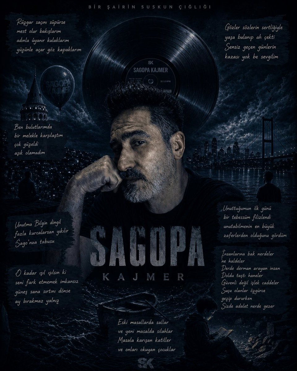 Ben kimseyi kaybetmedim herkes beni kaybetti <a href="/Sagopakajmerrap/">Sagopa Kajmer</a> Abi şarkı sözlerinden kitap yapsak yok satar. Sen okunası kitap dolu eski sahafsın üstad🐬💙
En sevdiğiniz sözü yazabilirsiniz