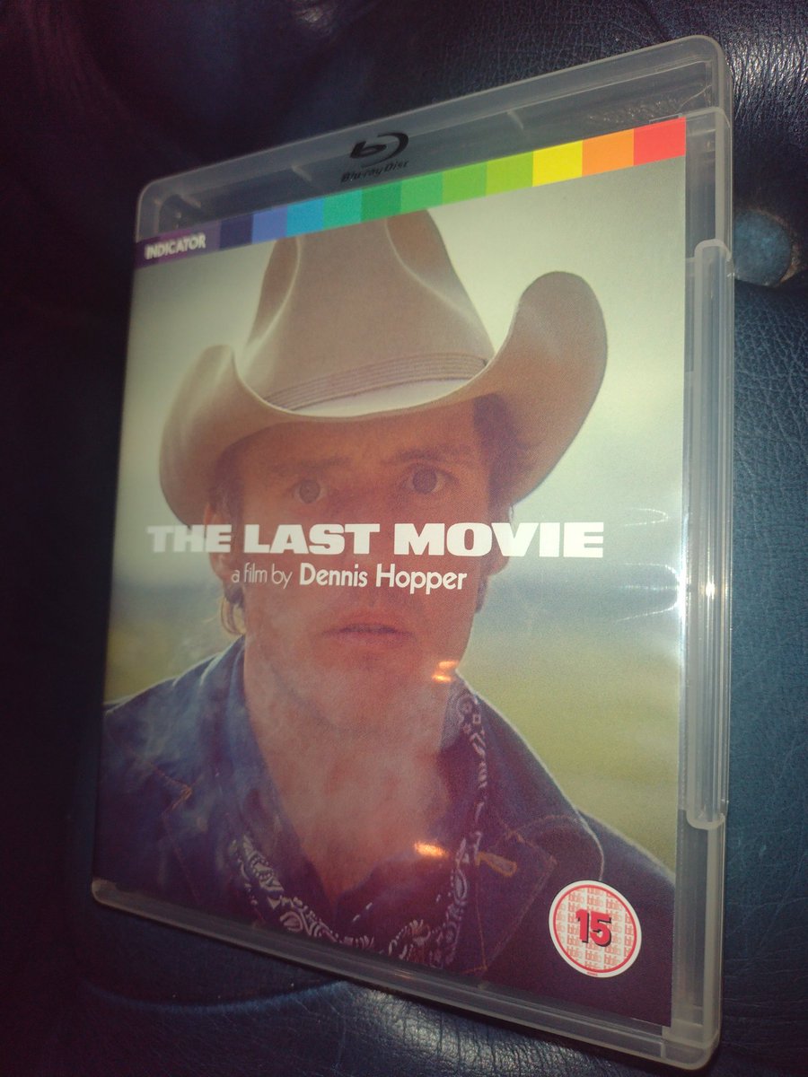 Interactions247's tweet photo. The Last Movie
15 1971 ‧ Western/Adventure
American metafictional drama film directed by and starring Dennis Hopper. It was written by Stewart Stern, based on a story by Hopper
Blu-ray.@indicatorseries
#nw #xfilms https://t.co/4pa4fnIn54
