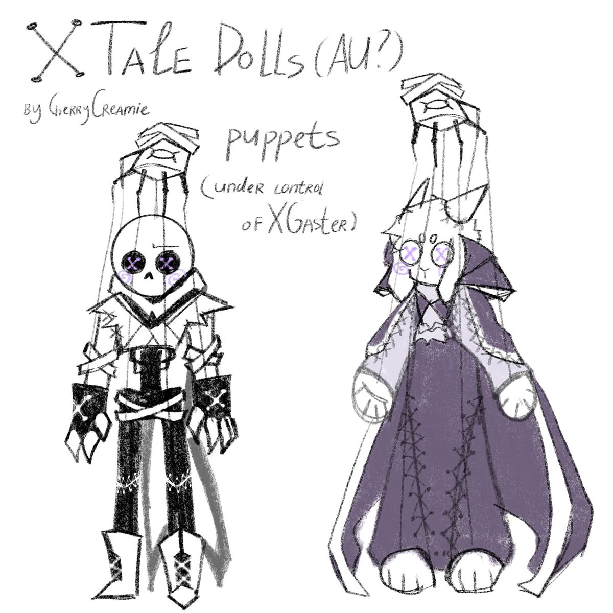 crea50022's tweet photo. I had a vision 👁️👁️
#Underverse #XTale #XGaster #XFrisk #XChara and randomly taken as an example #XPapyrus #XAsriel
I don't really want to call it AU. More like a metaphor for XGaster’s vision of the world.(with my ugly designs)
I'll post the preface of the story later. https://t.co/Rv4pvaWRQe