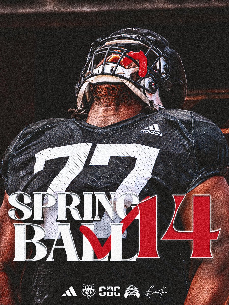 AStateFB's tweet image. Spring Ball ‘26✅

#WolvesUp🐺