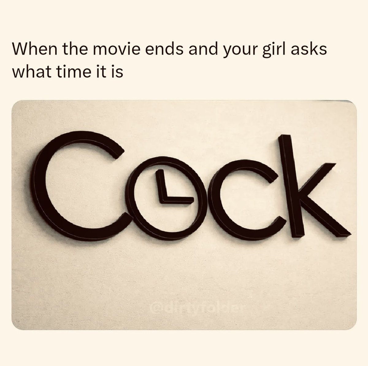 Halo069069's tweet photo. The clock we all need..😈 https://t.co/yZbHJx3lnA