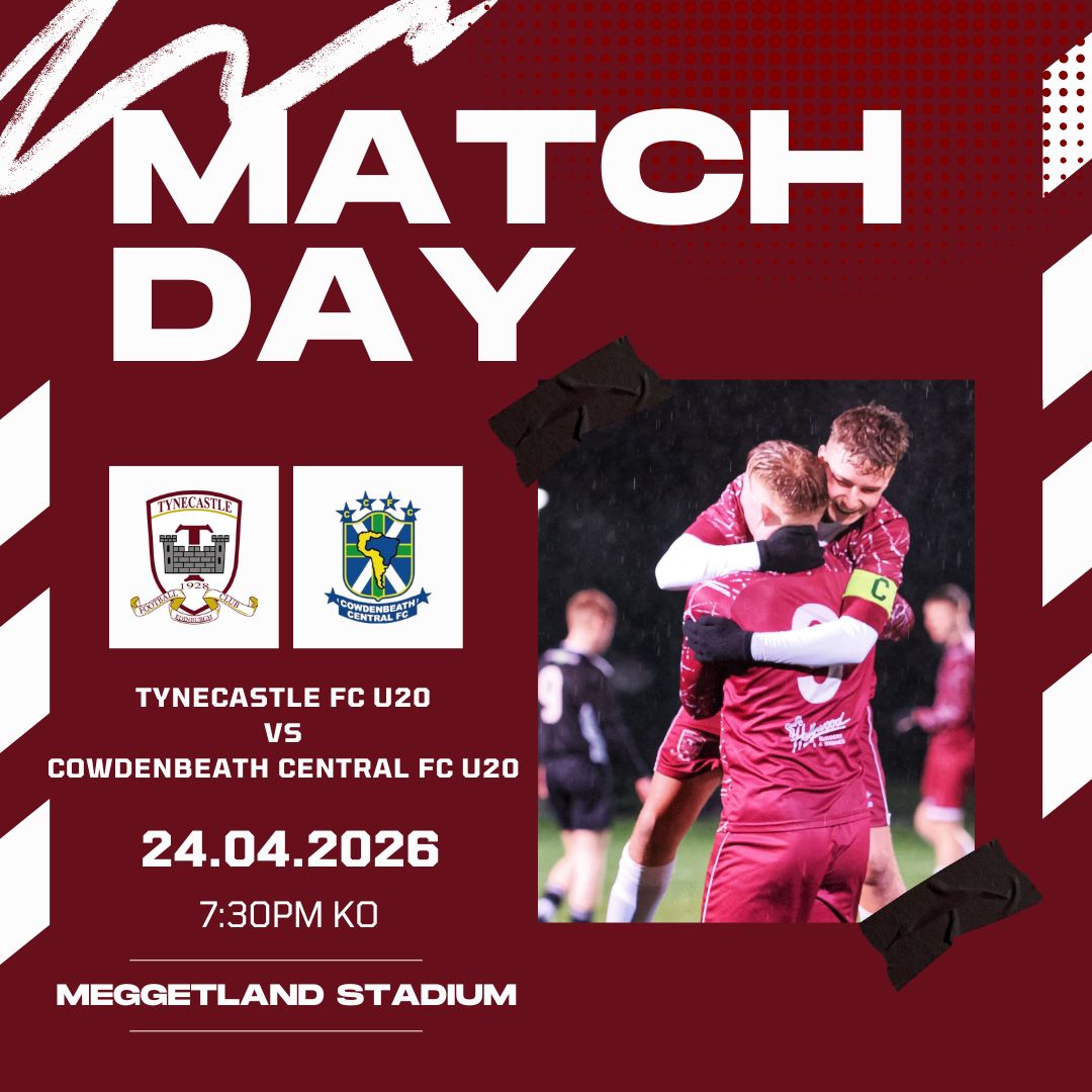 Tynecastle_FC's tweet photo. 🇱🇻 | MATCHDAY

🆚 Cowdenbeath Central U20's
🏆 East of Scotland Development League Cup Semi Final
⏰ 19:30 KO
🏟️ Meggetland Stadium
🎟️ £3/£1/U12 Free (Cash Only)
🥧 Open

Your support would be much appreciated 🤝🇱🇻 https://t.co/w5Rn8I30EP