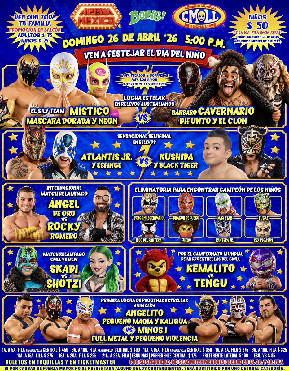 Lucha Libre CMLL tweet media