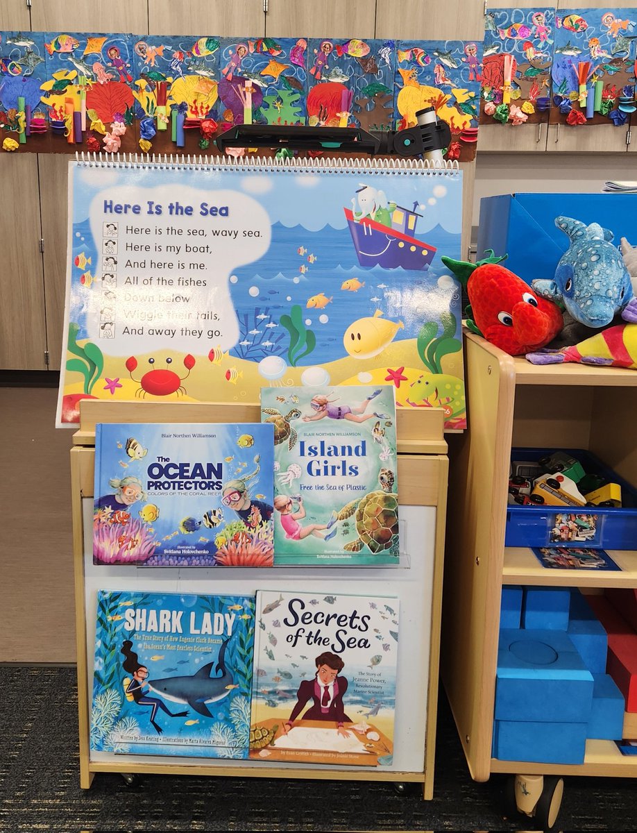 LingYount's tweet image. Thank you Blair @theislandwriter for your beautiful books! We love them as companion books for our ocean unit and read them for our lesson on the coral reef. 🪸🦈🌊🩷