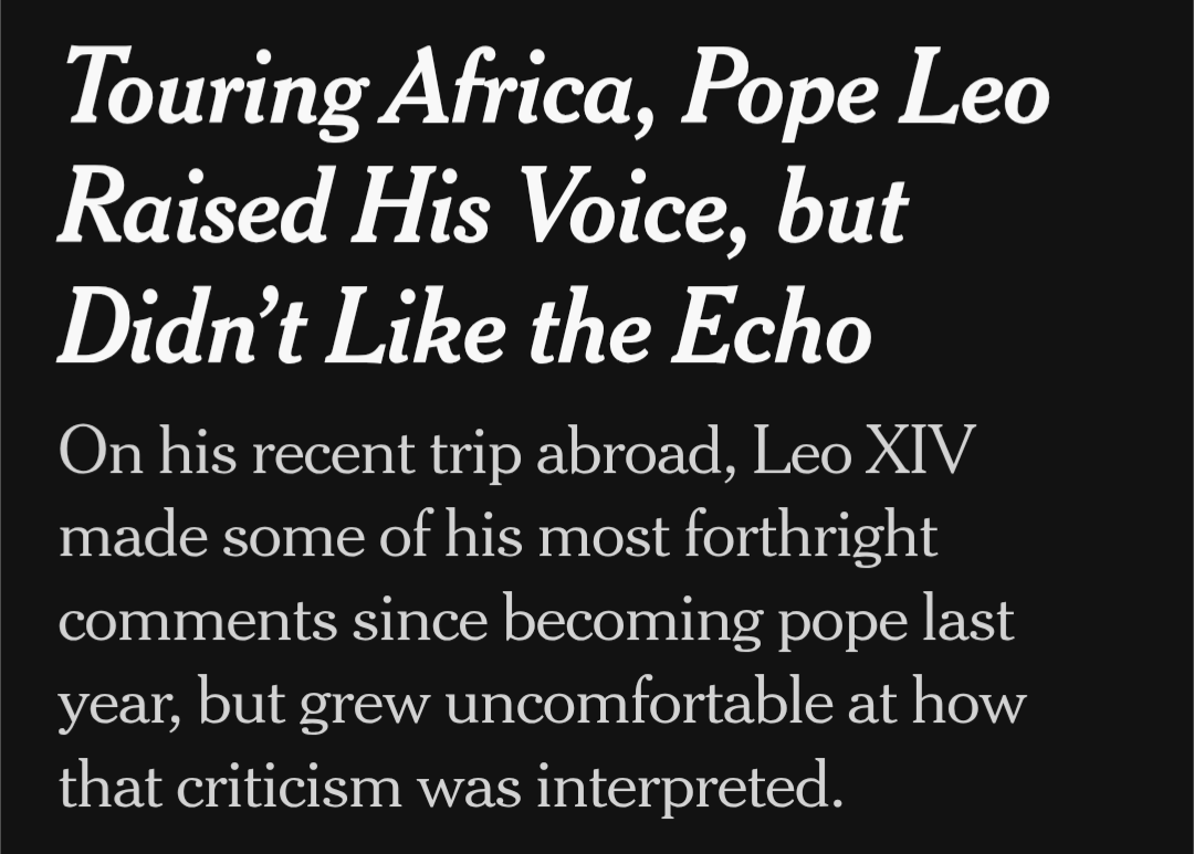 Caseydressup's tweet photo. Pretty telling that when the Pope criticizes African dictators, Dems and Republicans alike hear criticism of @realDonaldTrump https://t.co/Gqci5CouJn