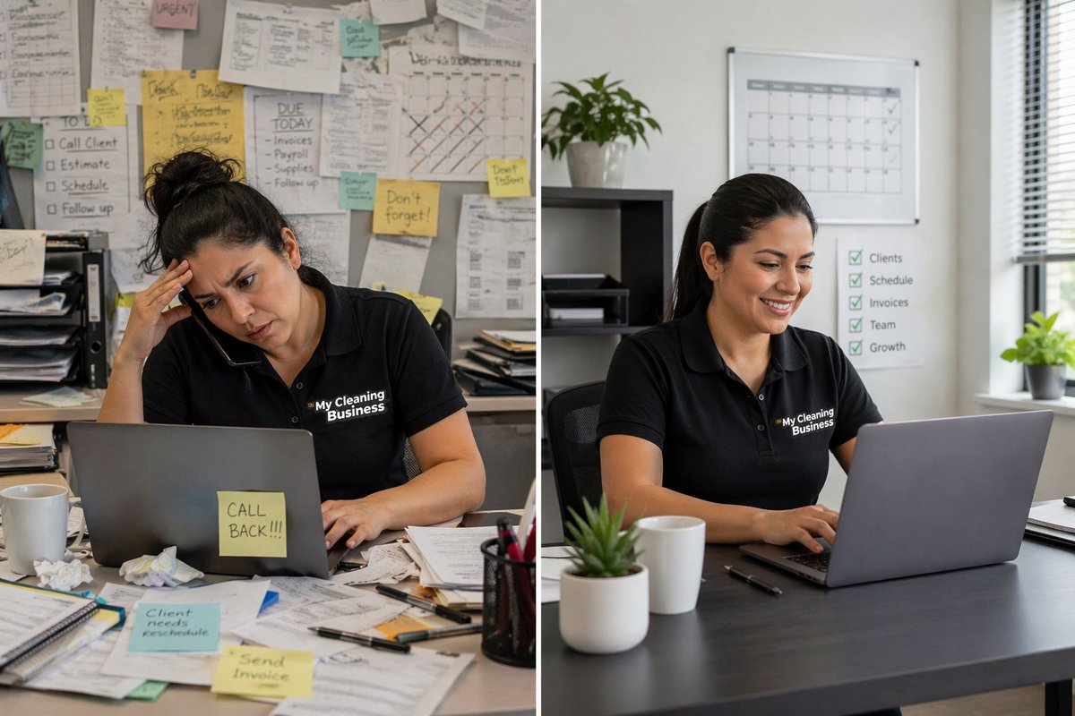 EsMyCleaning's tweet image. Automatizamos tareas administrativas y te devolvemos horas cada semana. Con Sergio Pelayo, combinamos asistentes virtuales y herramientas simples: onboarding en semanas, 6–8 horas libres y menos reservas perdidas. ¿Listo para crecer? wix.to/DBFpeVw #cleaning #USAbusiness