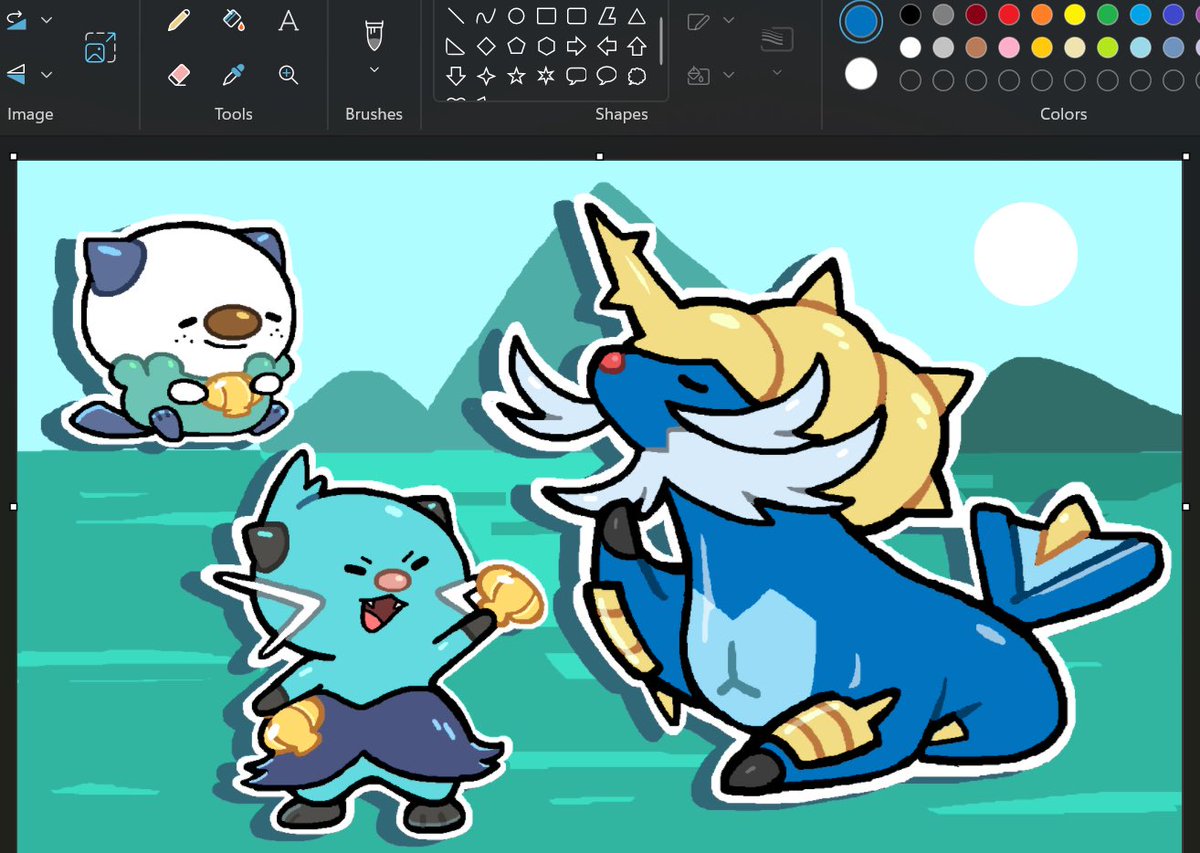Oshawott line 💧