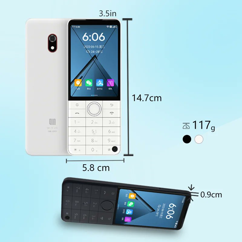 aliexpressbdeal's tweet image. 1084 / 
BIG Promotion #11.11 #blackfriday #cybermonday !!!
Qin F22 Pro  Support Google Version  MTK Helio G85 Wifi 3.54 Inch Octa Core Bluetooth 5.0 640*960 Touch Screen Phone

Purchase link: s.click.aliexpress.com/e/_c3GvXBWP

Make your order quickly or add to your