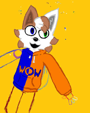 NStrickings's tweet image. Drawing something with MSpaint. #Furry #OC #MSpaint