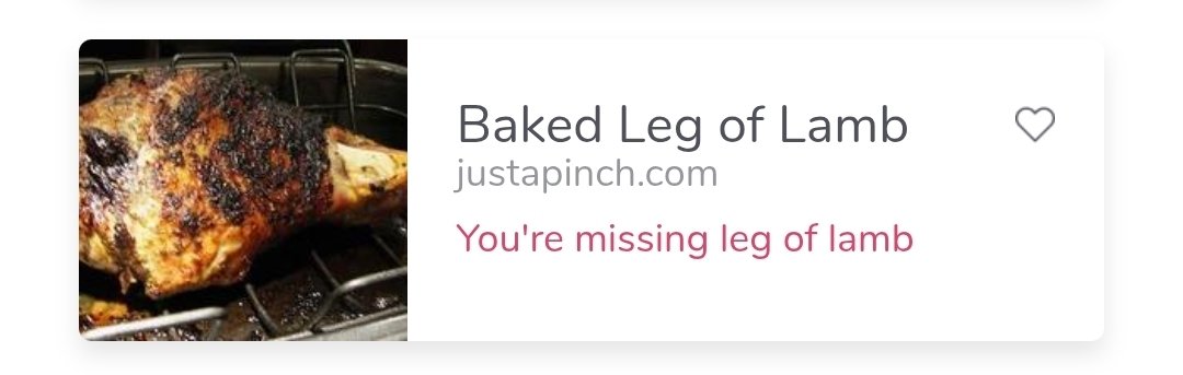 Rarno_'s tweet photo. Looked at one of those recipe finders where you put stuff you have in your pantry. Never doing that again 😒 https://t.co/ccsuID1DIL