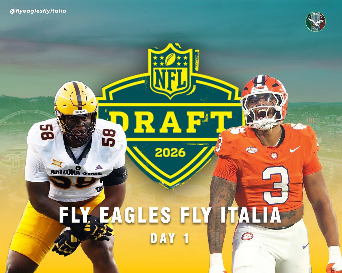 flyeaglesitalia's tweet image. L'attesa è ormai giunta a termine, è tempo di decidere!

#flyeaglesflyitalia 
#flyeaglesfly #philadelphiaeagles #gobirds #nfldraft