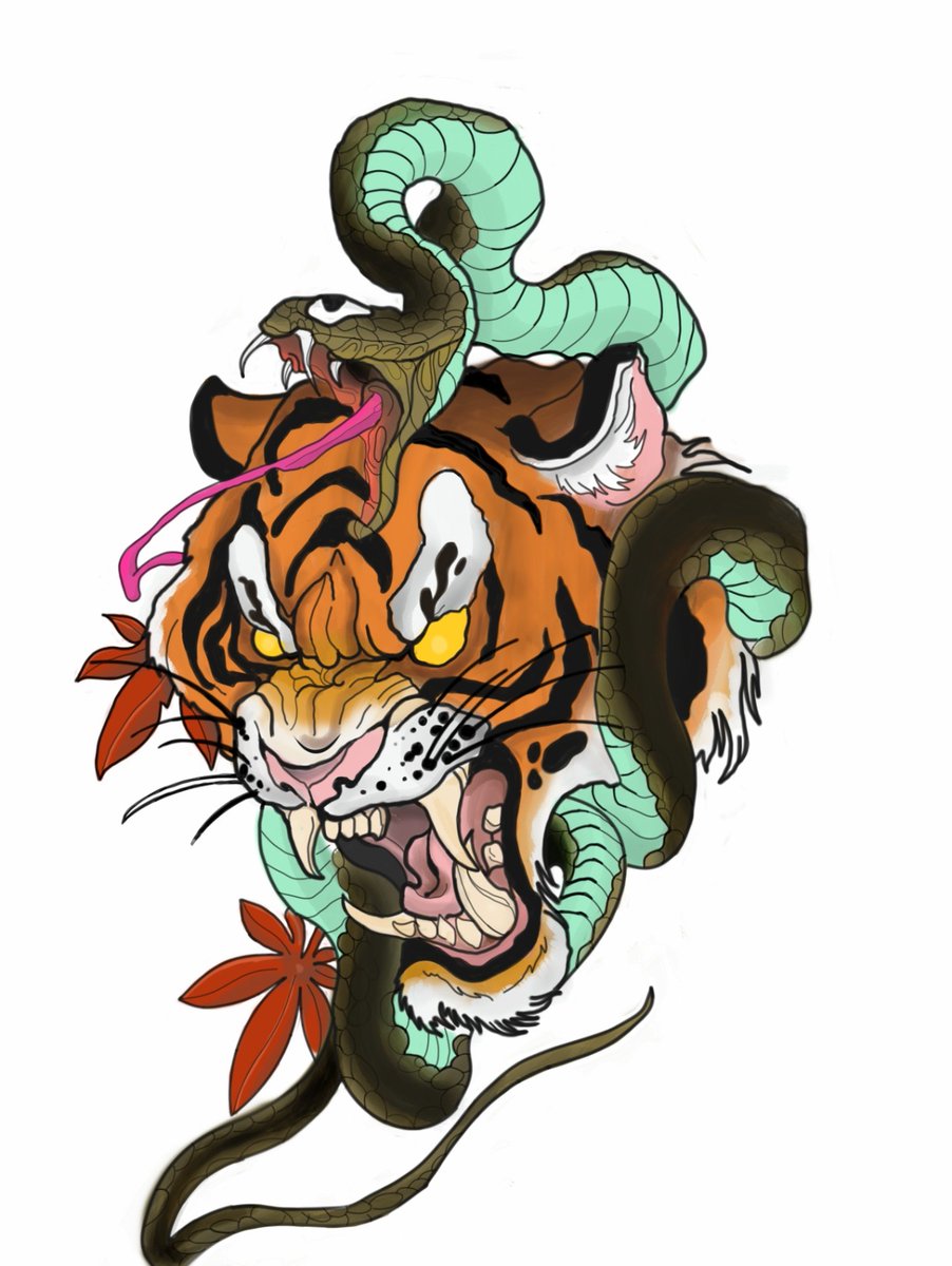 Mais uma ilustração. Apenas treinando. Dessa vez q referência foi um tatuador que sigo e curto o trampo: benoztattoo
#art #artedigital