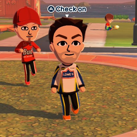 If you think I'm having too much fun making NASCAR drivers in Tomodachi Life, you're right.