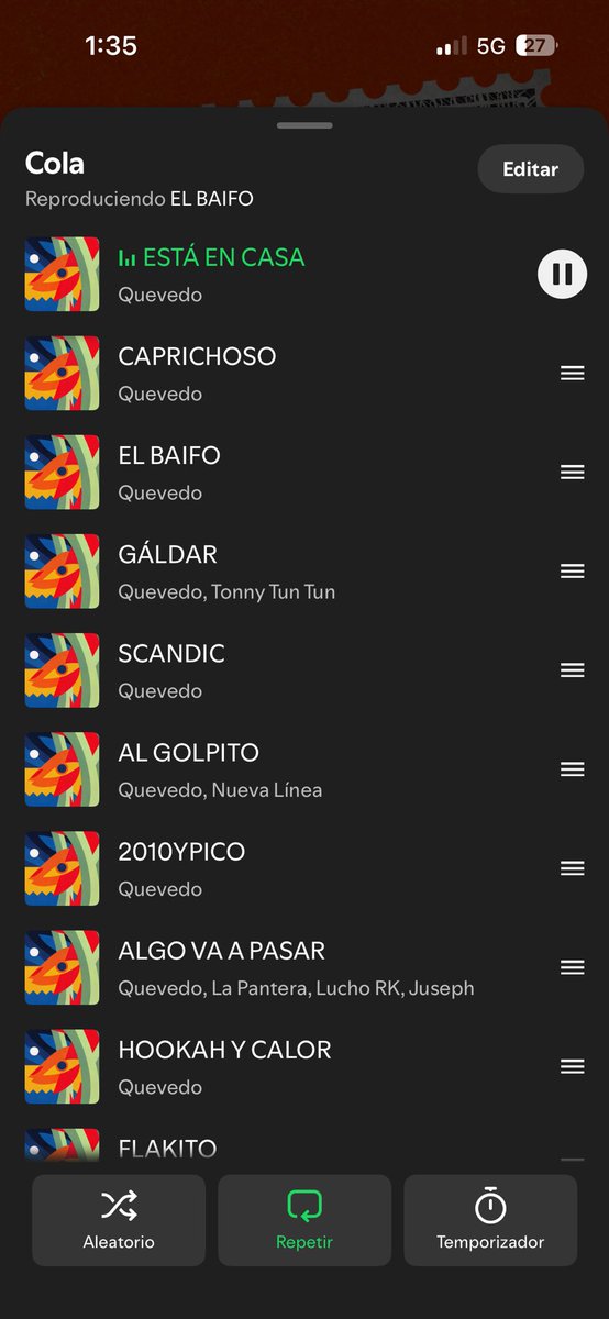mínimo hasta que acabe verano