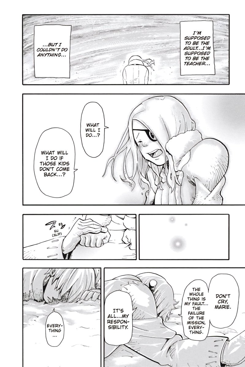 n_00dlez's tweet photo. @sapphire_1905 @rizarizachan I think people also forget how Stein comforted Marie so many times when she was at her most vulnerable. Not because he had to, but because he wanted to.
And how he constantly shields Marie despite it being the weapon's duty to protect the meister.
He at least cares enough. https://t.co/eIdxu0KeZ5