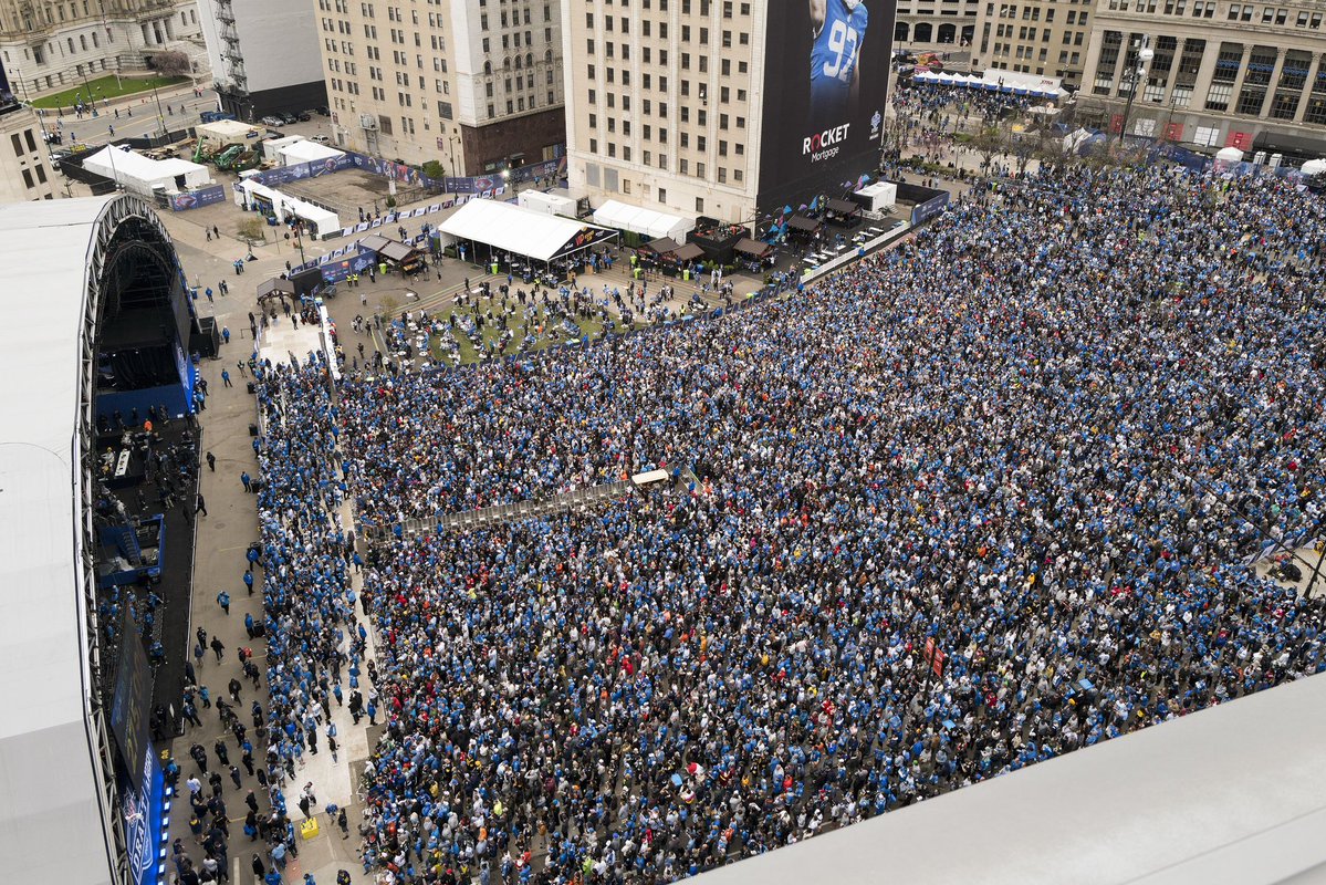 The NFL Draft in Detroit hit DIFFERENT.