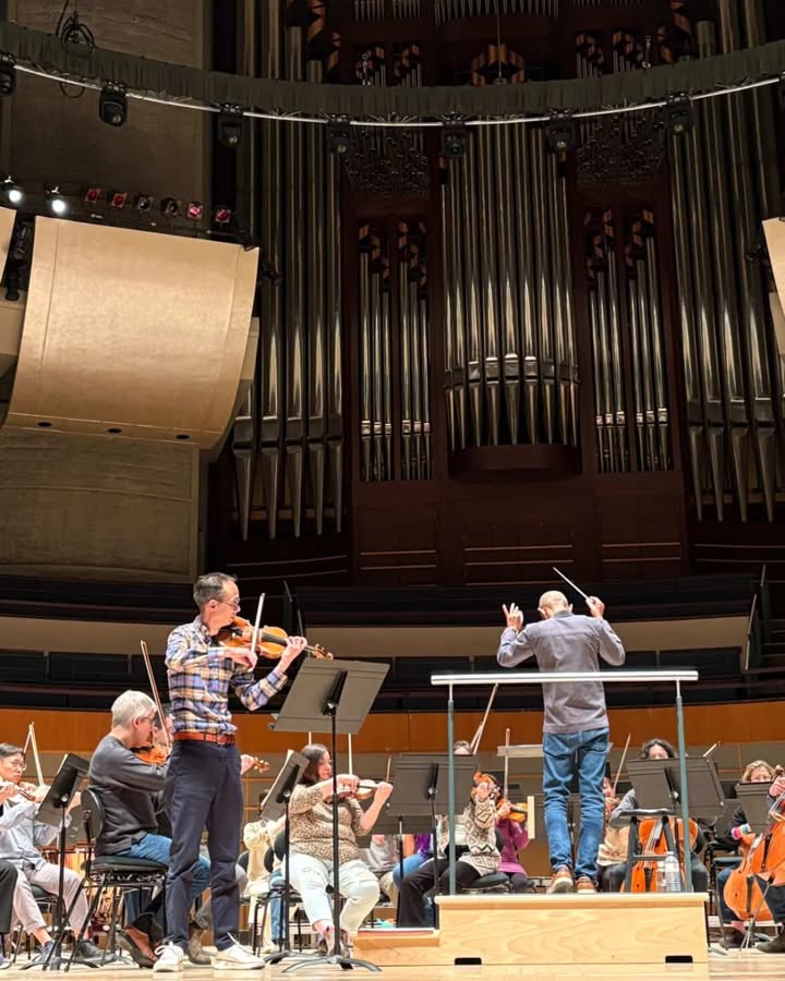 edmsymphony's tweet photo. Dinuk Wijeratne returns to curate The Forest Reclaims the Land — joined by the composers whose music you’ll hear live on stage. From rehearsal to behind-the-scenes moments enjoy a few candid glimpses into the collaboration.
🗓️ Friday, April 24 at 8 PM
🎟️ https://t.co/7r28ovS1ys https://t.co/3FYjYAQdi1