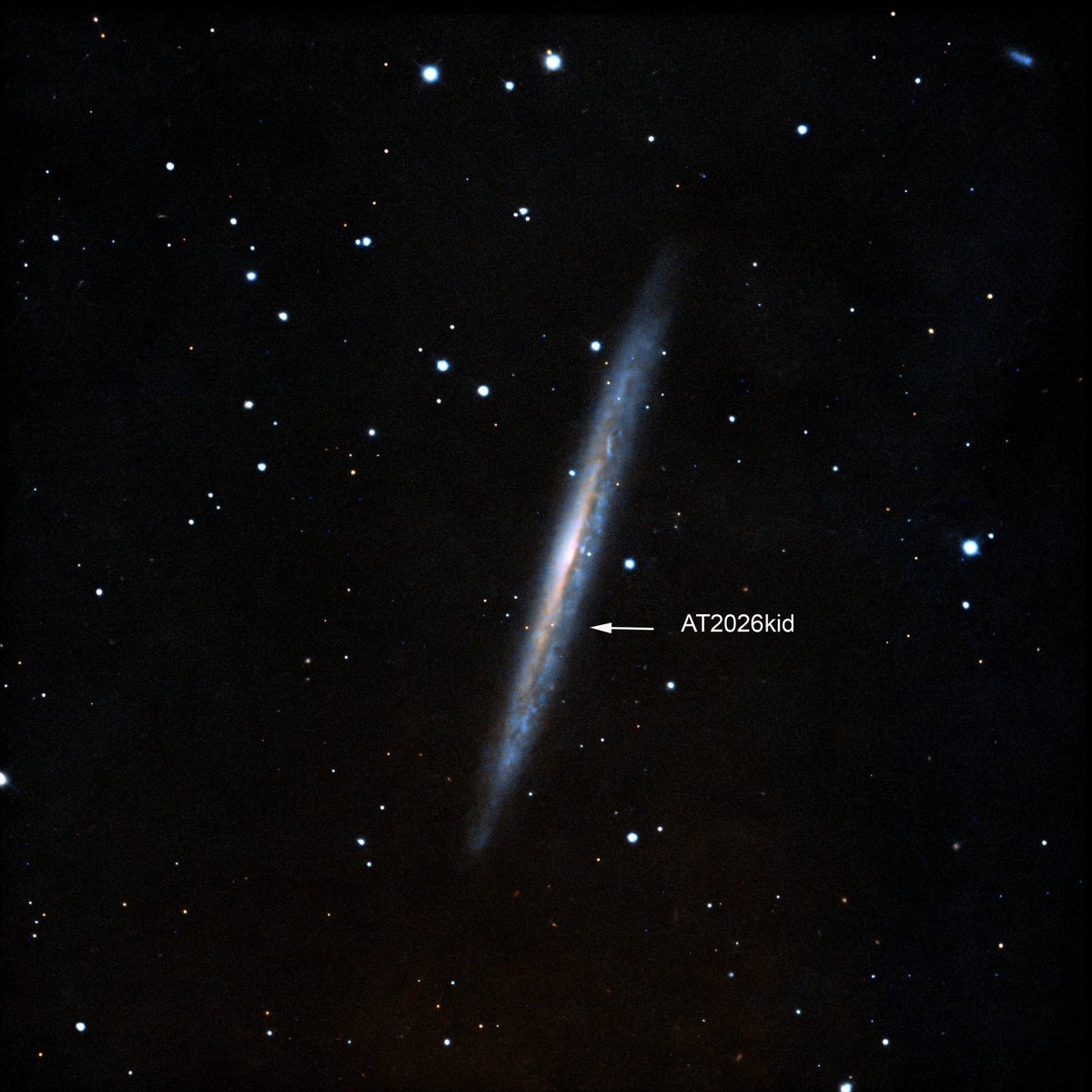 dgs99's tweet photo. Pre-discovery image of AT2026kid in NGG5907 imaged April 22nd 0013h  24 x 120s RC10 https://t.co/F9lSswF57W