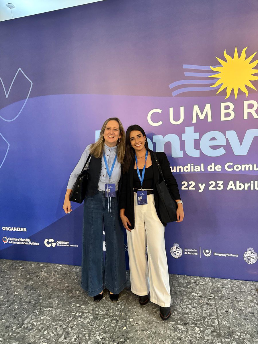 FlorenciaDato's tweet photo. XXIV Cumbre Mundial de Comunicación Política en Montevideo.
#CumbreDeLaDemocracia https://t.co/xCHkXJJ5gq