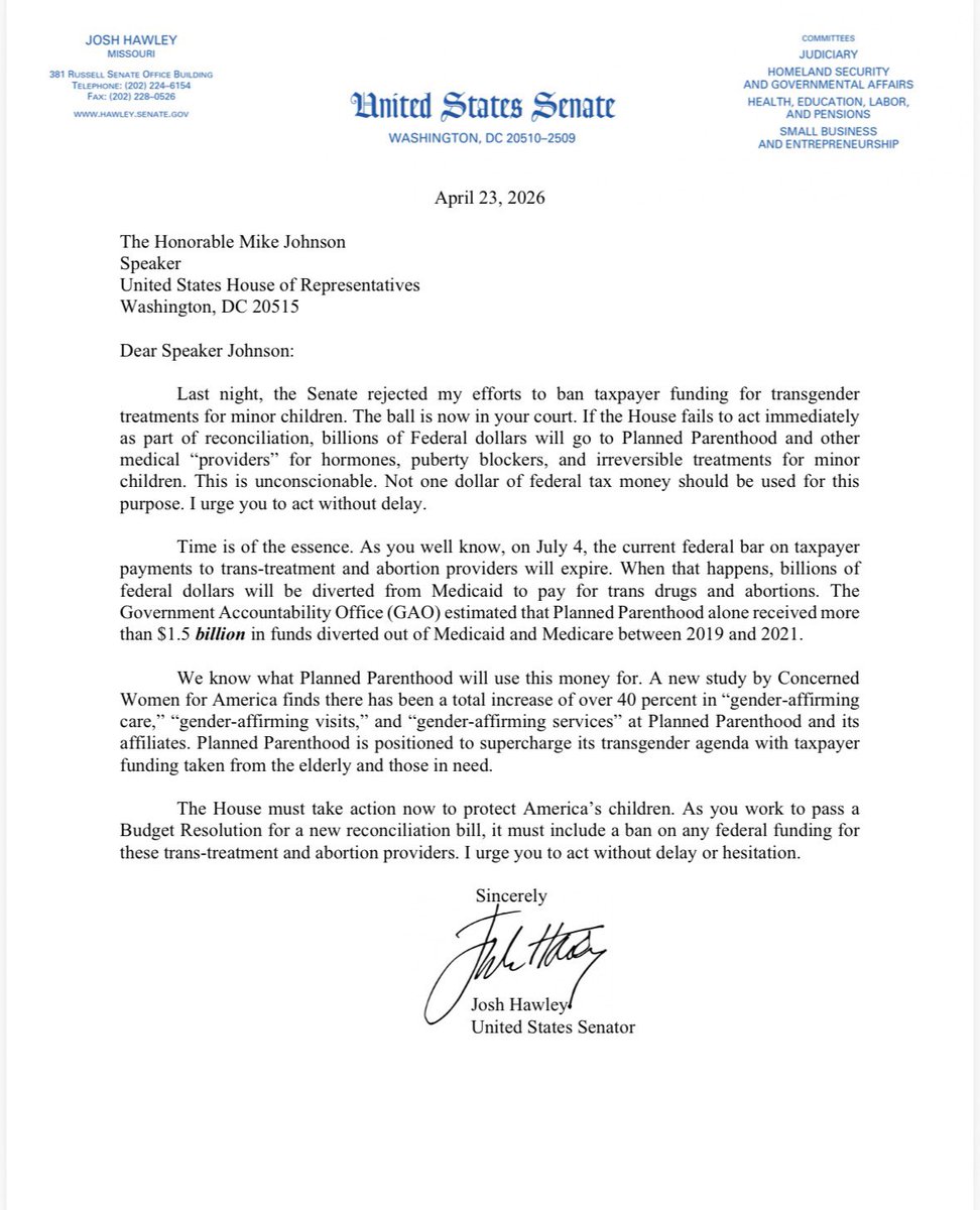 Josh Hawley tweet media