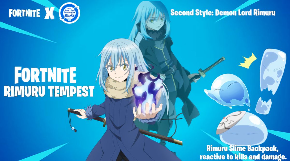 Rimuru_Fortnite's tweet photo. Day 800 of requesting Rimuru for Fortnite!

#Rimuru #リムル #Fortnite #転スラ @Fortnite @ten_sura_anime @FortniteJP https://t.co/bMlnKB6zrA
