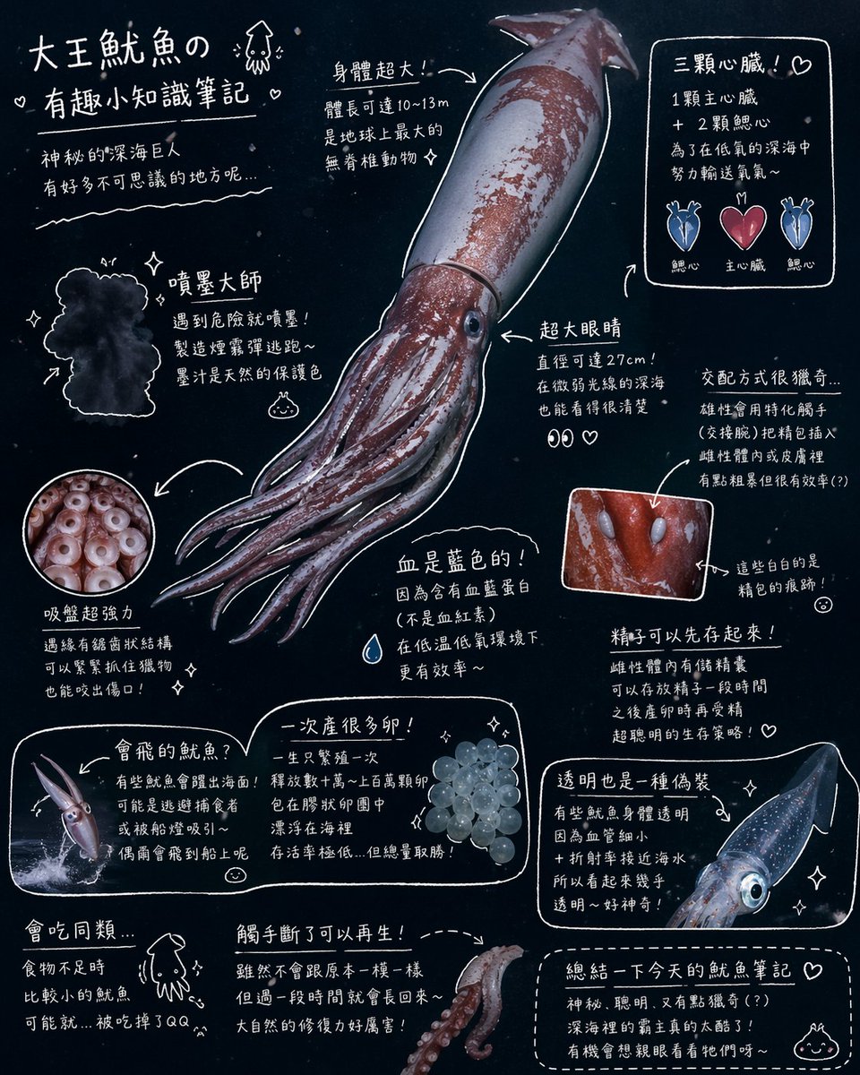 早安，您好
今天來科普魷魚小知識