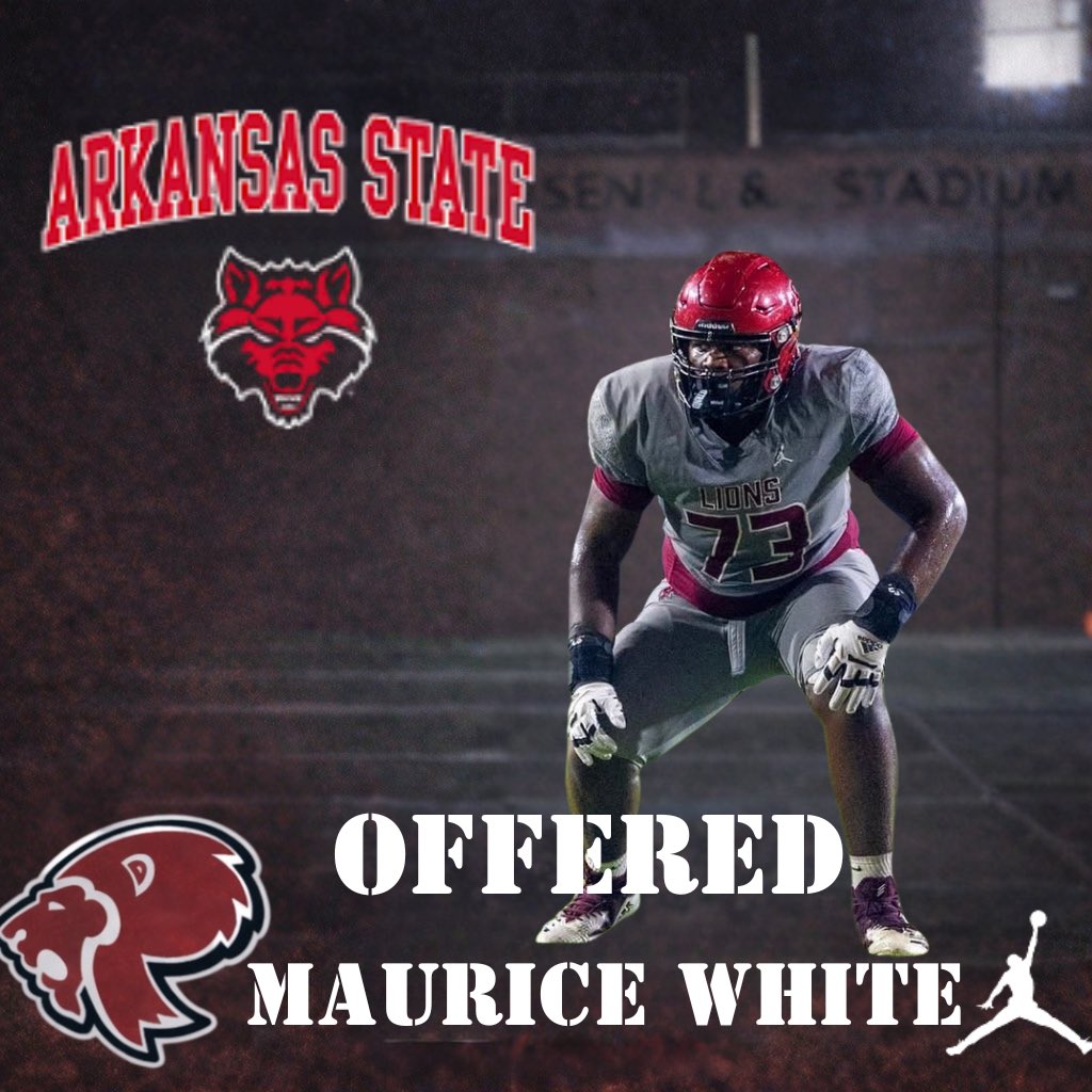 PrattvilleFB's tweet image. Congratulations to Class of 28 OL @MauriceWhite73  on receiving an offer from @AStateFB‼️ #GoLions 🦁
