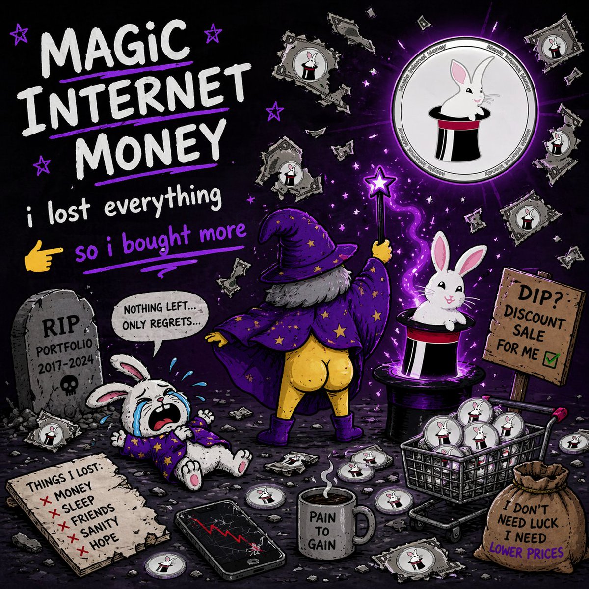 Couldn't be me.
I accumulate.because internet money magic is real $MIM