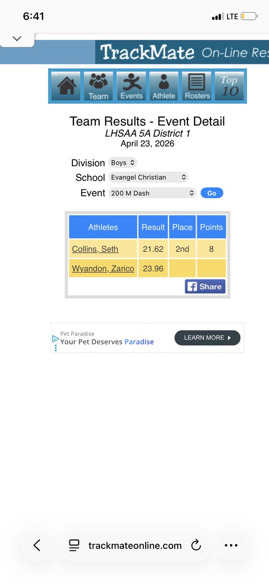 seth2028's tweet photo. In the 200 meter dash just got my personal best with a 21.62 2nd overall headed to regionals thank you God 🙏🏾 @FabianCartersr1 @CoachJAlex17 https://t.co/SzgyOJ4k6l