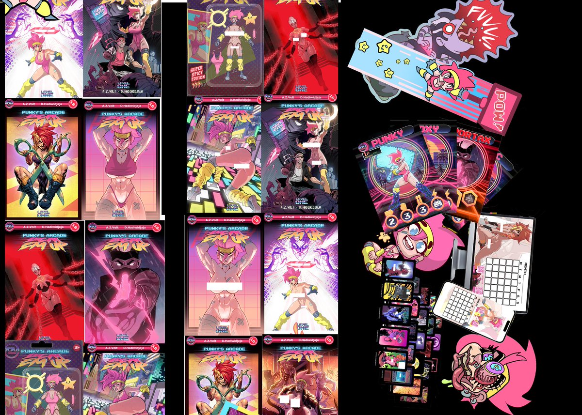 PUNKYS ARCADE BEAT EM UP IS LIVE!! COME GRAB YOUR RETRO 80'S / 90'S LOOT!! AND DEVOUR THE HILLARIOUS CHEESY ACTION PACKED COMIC!

kickstarter.com/projects/azvol…