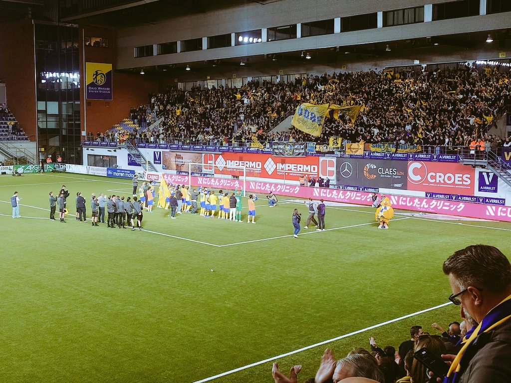 AVGroenbeek's tweet photo. 📆 19/10/2025
🆚 STVV - RSC Anderlecht 
⚽ 2 - 0
🏟️ Daio Wasabi Stayen Stadium
📍 Sint Truiden 
🏆Jupiler pro league Champion's Play-offs
🎟️ €32
#groundhopping #STVAND #JPL #groundhopper https://t.co/YEPBaF2LUD