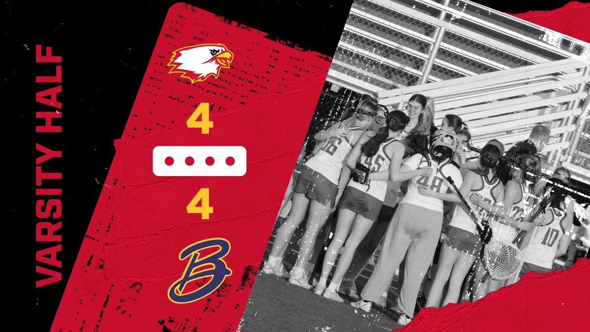 HALFTIME: Bishop Fenwick Varsity is tied with Bellbrook 4-4. Let's finish strong! 💪 #1team1fight