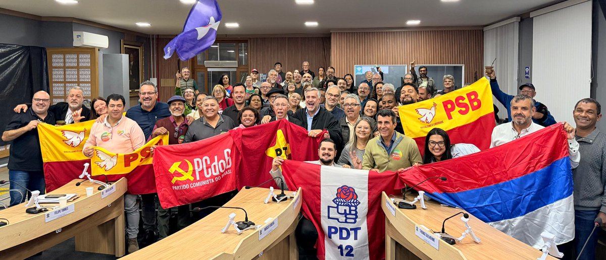 Uma grande união de forças do campo democrático vem se formando no Rio Grande! Está só começando!