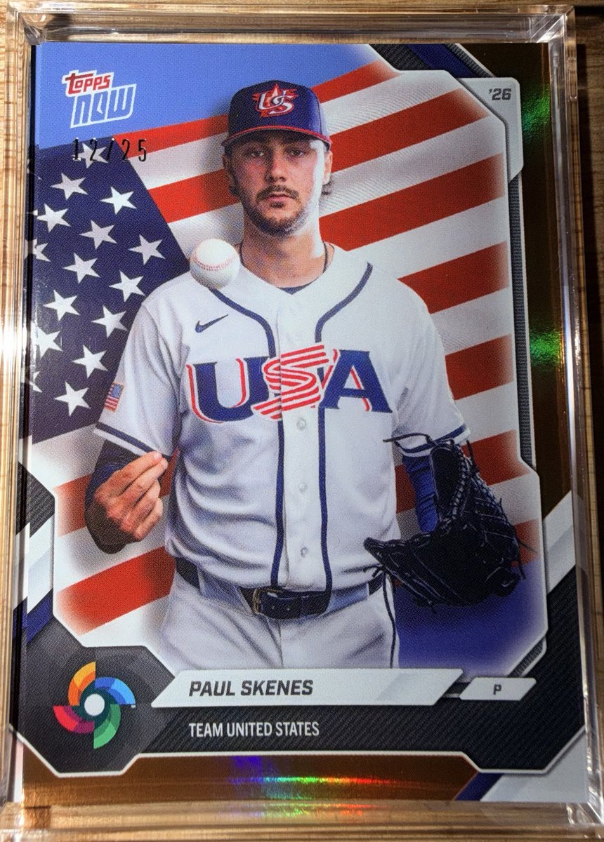 JayRozas's tweet photo. @CardPurchaser Just pulled this out of Topps Now. Any idea on value? Numbered 12/25. Can't find comps anywhere https://t.co/5KWdnUhJAX