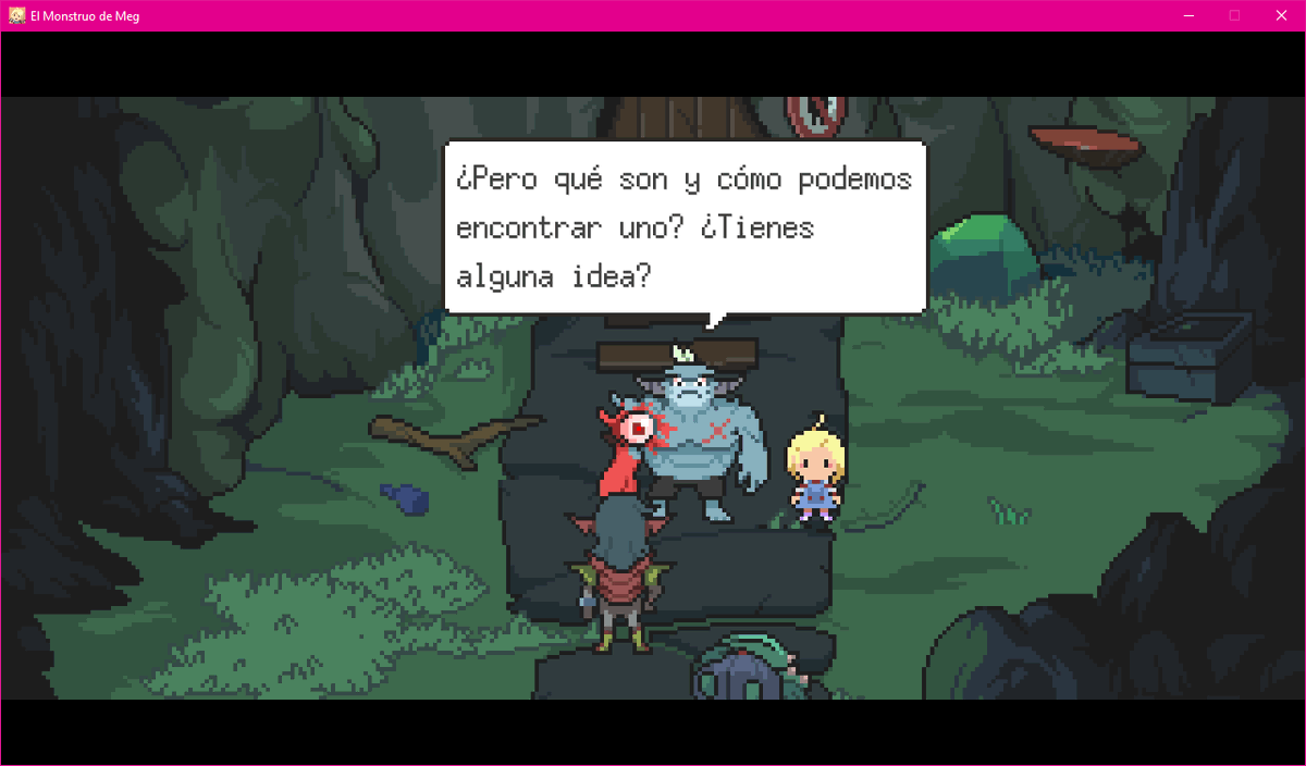 AniaDawson's tweet photo. I'm playing the Pragmata for poor people (?) 😂😂😂
It is a really cool and cute game named Meg's Monster (El Monstruo de Meg).
It is a mix between Undertale and Monsters inc from Pixar. And it is a miracle that my really bad pc can run it 😅😂

#MegsMonster #Meg #Monster #Steam https://t.co/Ty1Fr2aLBP