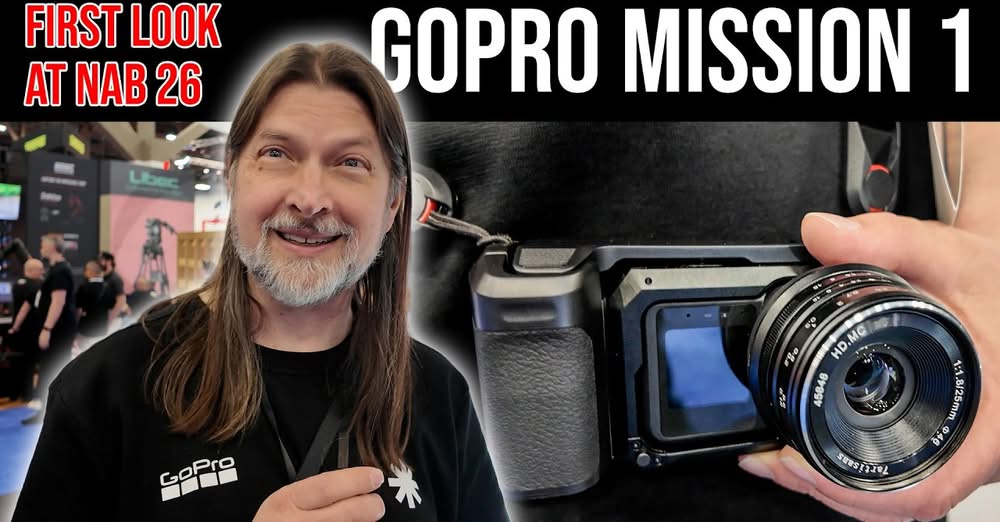 photoshopCAFE's tweet photo. I dropped by #Gopro at #NABshow this year and found out about the new Mission 1, A GoPro that is 8k, 4k at 960fps and takes interchangeable lenses, here's the interview with the Director Of Product Management https://t.co/IkvLu2ng6n