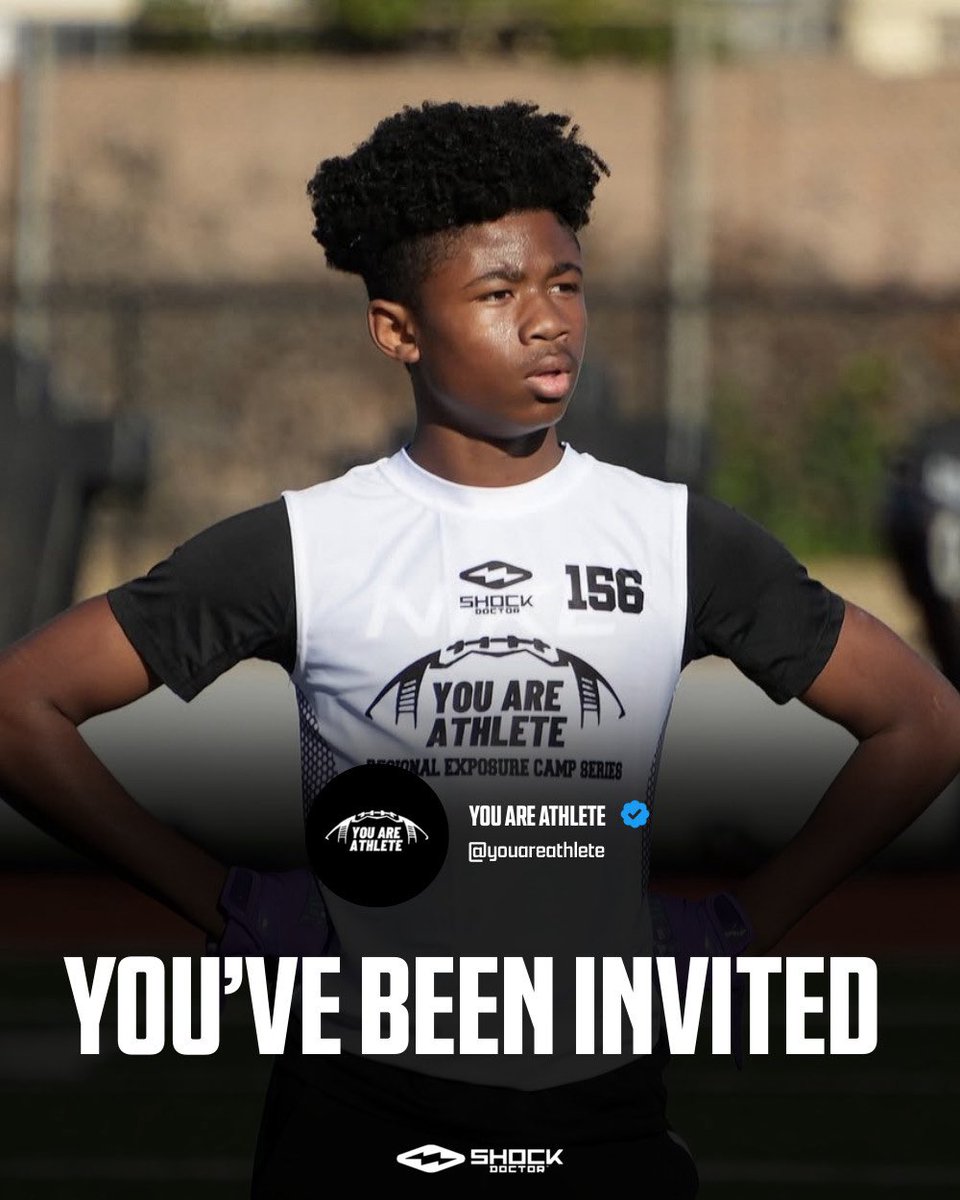 TahlibNelson843's tweet photo. I’m honored and very excited to showcase my talent @youareathlete middle school camp! #AGTG
@CoachGardner53 
@blakeraley 
@Come2TheVille 
@PorchseRenee 
@TOTCoachTaylor https://t.co/y77KFw9REY