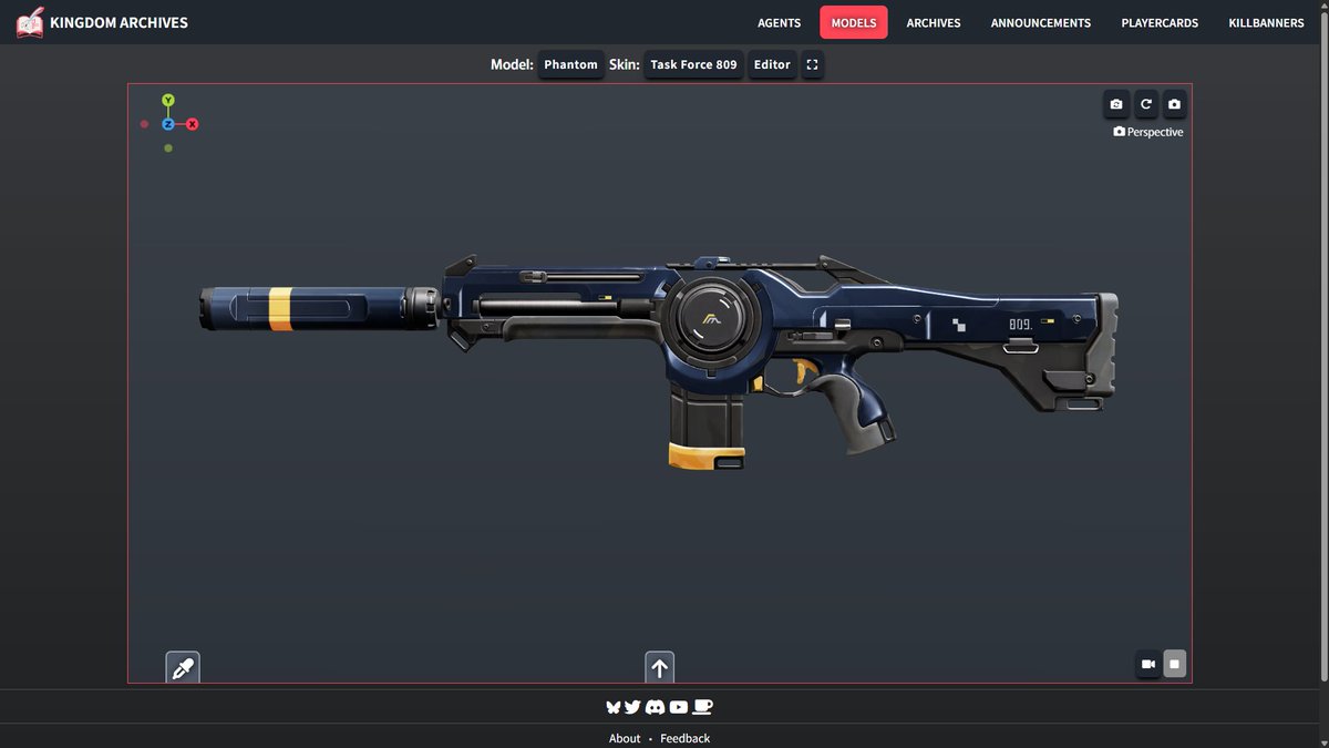 ArchivesKingdom's tweet photo. Heya!
Today we released 4 new skin lines to the modelviewer!
Task Force 809, Varnish, Kingdom and Yoonseul!
Additionally, the modelviewer should look overall better, we've improved some lighting.
We're aware that some issues remain and we'll look into fixing them asap.
Enjoy! https://t.co/utSUPdLxtr
