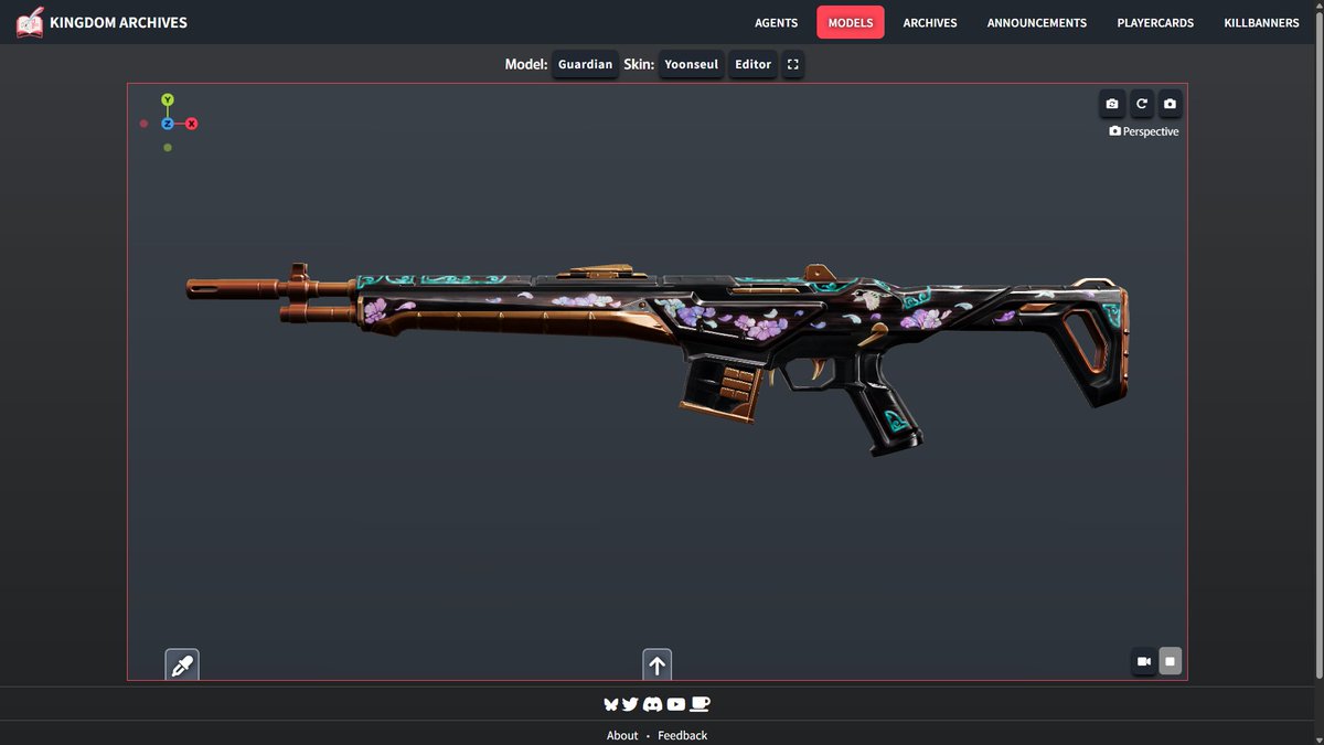 ArchivesKingdom's tweet photo. Heya!
Today we released 4 new skin lines to the modelviewer!
Task Force 809, Varnish, Kingdom and Yoonseul!
Additionally, the modelviewer should look overall better, we've improved some lighting.
We're aware that some issues remain and we'll look into fixing them asap.
Enjoy! https://t.co/utSUPdLxtr