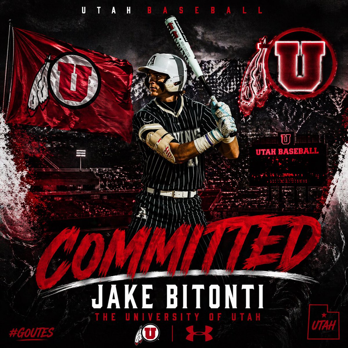 jacobitonti02's tweet image. I am blessed and proud to announce my commitment to the University of Utah.
I would like to thank the Utah coaching staff for this incredible opportunity.
#GoUtes❤️💪🏻
