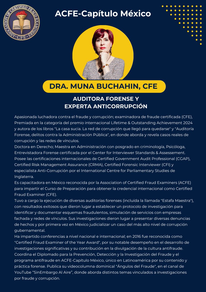 ACFE Capítulo México tweet media