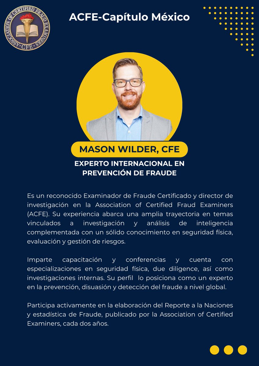 ACFE Capítulo México tweet media