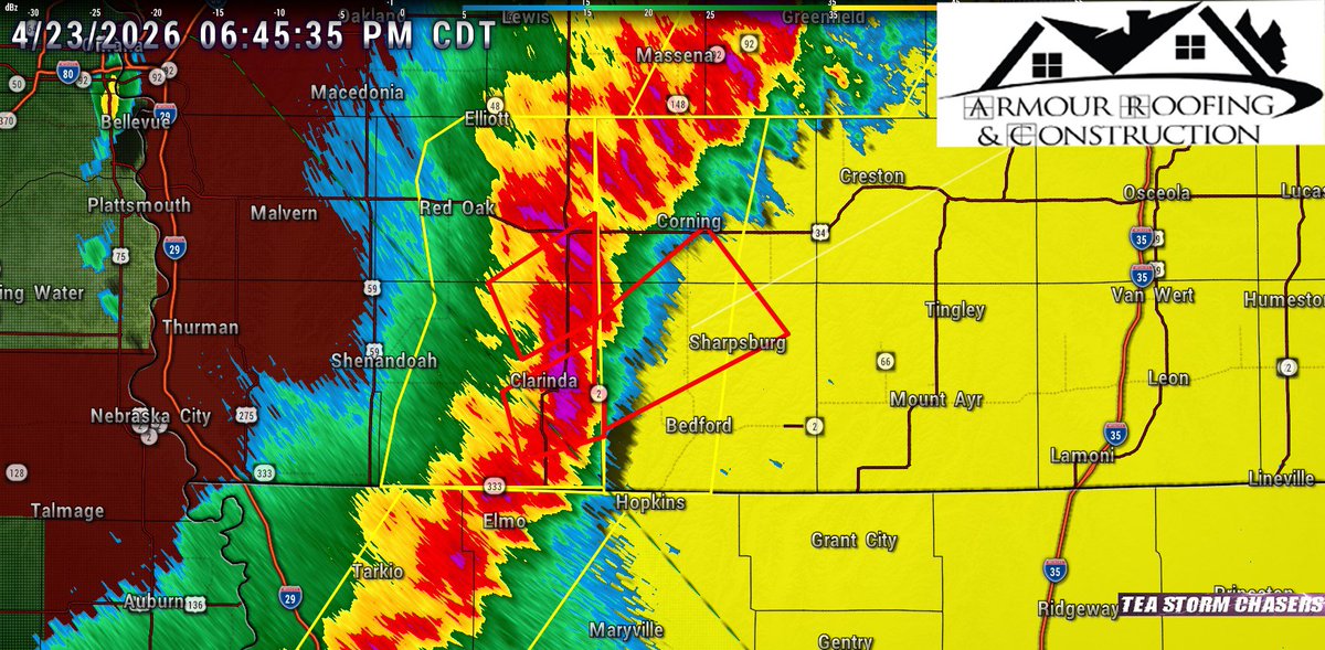 The National Weather Service in Des Moines has issued a * Tornado ...