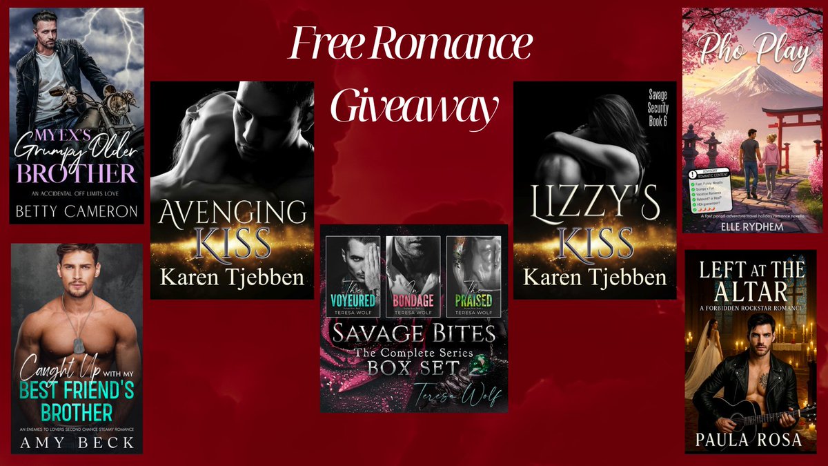 CherishLively's tweet image. FREE BOOKS just for you! ❤️ All tropes to keep you warm at night. 
books.bookfunnel.com/freeromanceboo… #reading #romance #romanticreads #spicyromance #booklovers