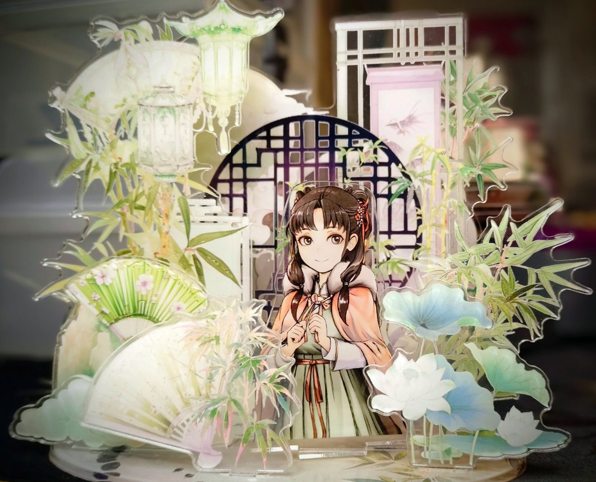 配上之前買的古風背景立牌
太美了我不行

#活俠傳 #葉雲裳